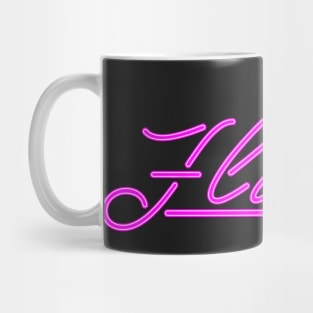 Flush neon pink Mug